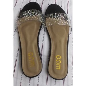 Diamante Clear Sandals